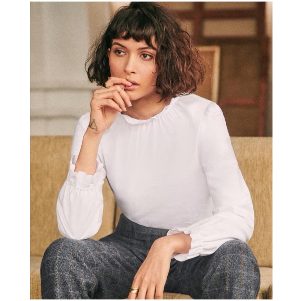 SÉZANE Clothilde Blouse - White